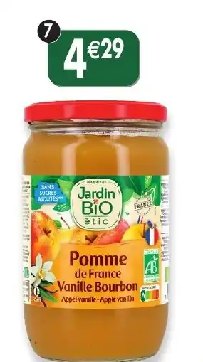 Maximo Compote pomme,vanille bourbon offre