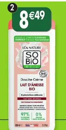 Maximo Douche crème lait d'ânesse bio offre