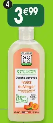 Maximo Douche parfumée fruits du verger offre