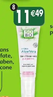 Maximo Gel d'aloe vera pur jus peaux sensibles offre