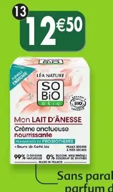 Maximo Crème nourrissante au lait d'ânesse offre