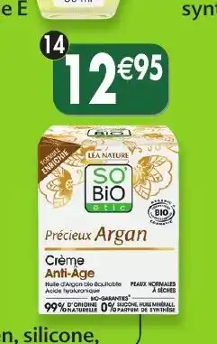 Maximo Crème de jour anti-âge précieux argan offre