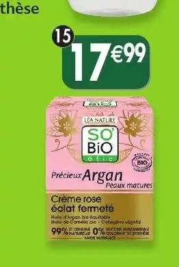 Maximo Crème rose précieux argan offre