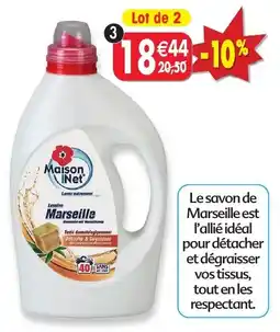 Maximo Lot de 2 lessives au savo offre