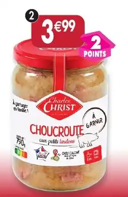 Maximo Choucroute aux petits lardons offre