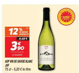 Netto Aop vin de savoie blanc jhf offre