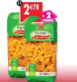 Maximo Lot de 2 paquets de farfalle belle france offre