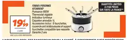 Netto Fondue 8 personnes kitchenchef offre