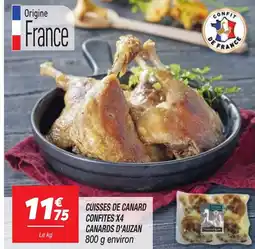 Netto Cuisses de canard confites x4 canards d'auzan offre