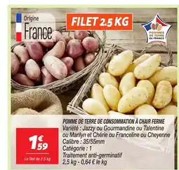 Netto Pomme de terre de consommation à chair ferme offre