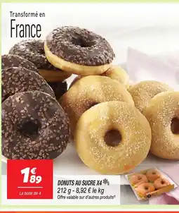 Netto Donuts au sucre x4 offre