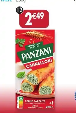 Maximo Cannelloni à farcir panzani offre
