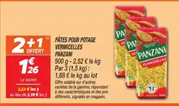Netto PANZANI Pâtes pour potage vermicelles offre