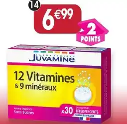 Maximo 12 vitamines & 9 minéraux juvamine offre
