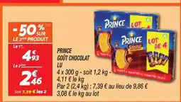 Netto LU Prince goût chocolat offre