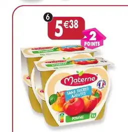 Maximo Lot de 2 packs de 4 compotes pomme nature sans sucres ajoutés offre