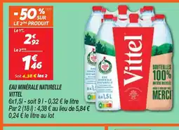 Netto VITTEL Eau minérale naturelle offre