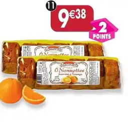 Maximo Lot de 2 paquets de 6 nonnettes au miel fourrées à l'orange offre