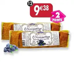 Maximo Lot de 2 paquets de 6 nonnettes au miel fourrées à la myrtille offre