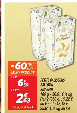 Netto ROY RENÉ Petits calissons ballotin offre