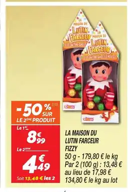 Netto FIZZY La maison du lutin fargeur offre