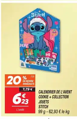 Netto Calendrier de l'avent cookie+collection jouets stitch offre