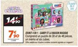 Netto GABBY'S DOLLHOUSE Edukit 4 en 1-gabby et la maison magique offre