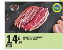 E.Leclerc Aiguillettes de canard igp du sud-ouest offre