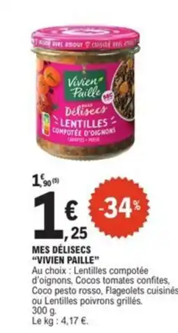 E.Leclerc VIVIEN PAILLE Mes délisecs offre