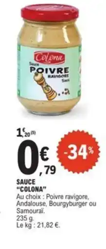 E.Leclerc COLONA Sauce offre