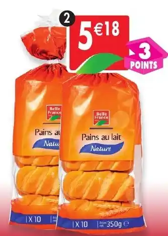 Maximo Lot de 2 x 10 pains au lait nature offre