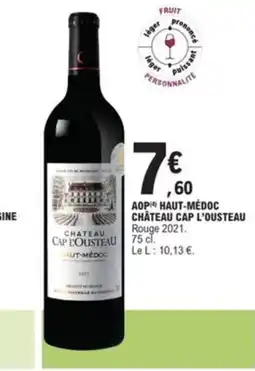 E.Leclerc Aop haut-médoc château cap l'ousteau offre