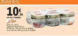 E.Leclerc Lot de 6 terrines offre