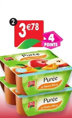 Maximo Lot de 2 packs de 4 purée de pomme abricot offre