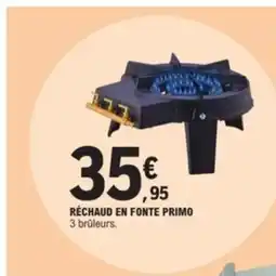 E.Leclerc Réchaud en fonte primo offre