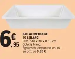 E.Leclerc Bac alimentaire offre