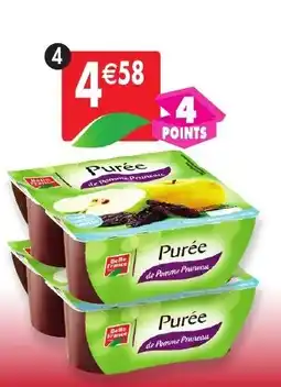 Maximo Lot de 2 packs de 4 purée de pomme pruneau offre