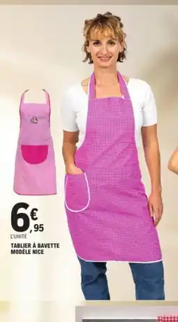 E.Leclerc Tablier à bavette modèle nice offre