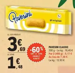 E.Leclerc PAVESINI Classic offre