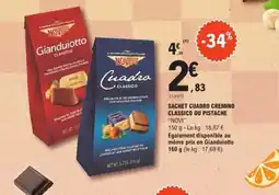 E.Leclerc NOVI Sachet cuadro cremino classico ou pistache offre