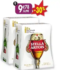 Maximo Lot de 2 packs de 6 bouteilles de stella artois 5,2° offre