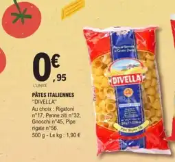 E.Leclerc DIVELLA Pâtes italiennes offre