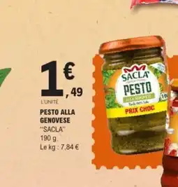 E.Leclerc SACLA Pesto alla genovese offre