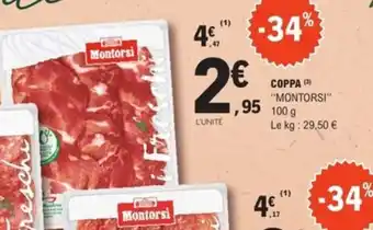 E.Leclerc MONTORSI Coppa offre