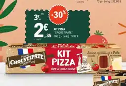 E.Leclerc CROUSTIPATE Kit pizza offre