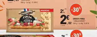 E.Leclerc CROUSTIPATE Crousti pinsa offre