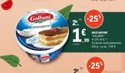 E.Leclerc GALBANI Mascarpone offre