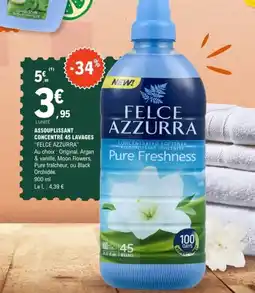 E.Leclerc FELCE AZZURRA Assouplissant concentré 45 lavages offre