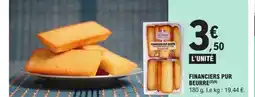 E.Leclerc Express Financiers pur beurre offre
