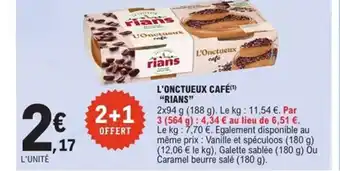 E.Leclerc Express RIANS L'onctueux café offre
